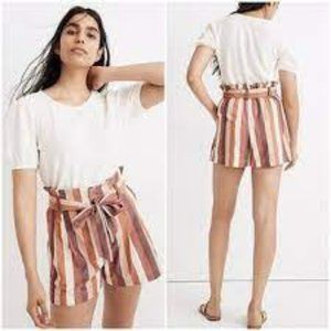Madewell Striped Shorts Boho